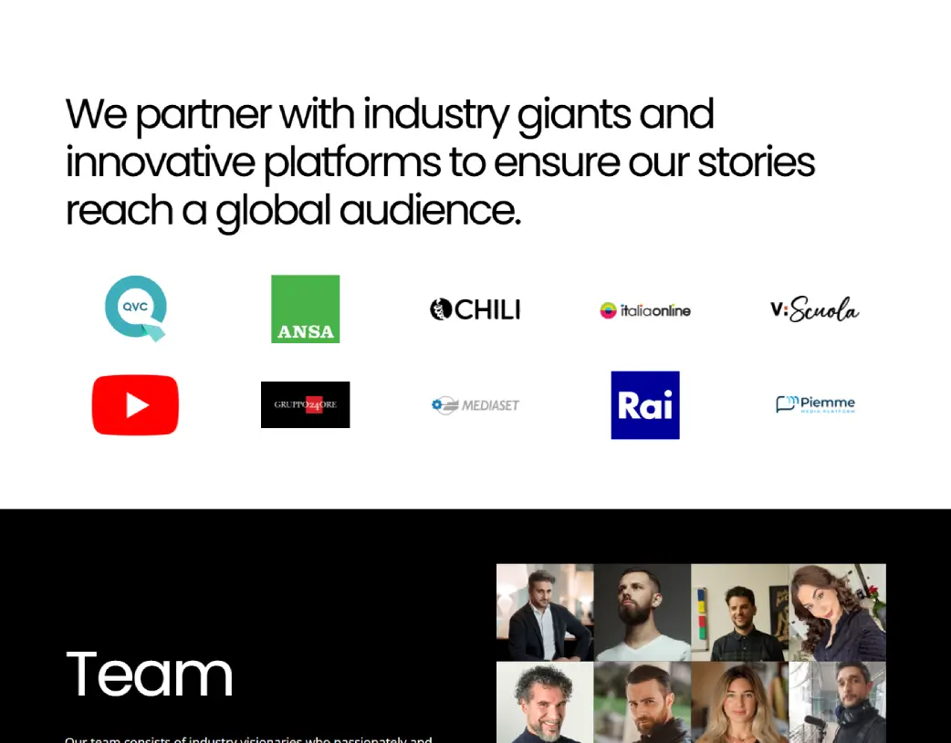 Skillshake Originals landing page Team section designed by Vishal Chaudhar