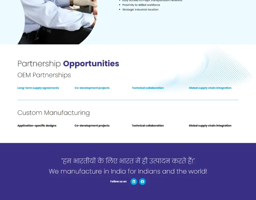 Location and contact details section on Approcool website for manufacturing and HVAC business inquiries